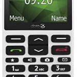 Doro 1370 Unlocked 2G Easy-to-Use Mobile Phone for Seniors with Wide Colour Display, 3 MP Camera and SOS Button (White)