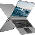LincPlus P2 14″ Slim Metal Laptop with Windows 10, Intel Celeron N3350 4GB RAM 64GB eMMC Storage Upgradeable by SSD, Full HD Fanless quiet Notebook with QWERTY UK Keyboard