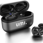 Umi. by Amazon TWS Bluetooth 5.0 IPX7 W5s True Wireless Earbud Headphones for iPhone, Samsung, Huawei with Patented Intelligent Metal Charging Case (Grey)