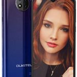 Mobile Phone, OUKITEL C19 Android10.0 Phones,4G Sim Free Unlocked Smartphone,6.49 inch Full Screen,4000mAh Battery, 13MP+2MP+2MP+5MP Camera, 2GB+16GB (256GB Expandable) Face ID-Gradient Blue