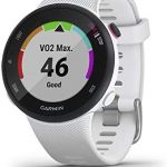 Garmin Forerunner 45S GPS Running Watch with Garmin Coach Training Plan Support – White, Small