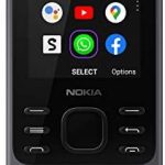 Nokia 6300 4G 2.4 Inch UK SIM Free Feature Phone with WhatsApp and Google Assistant (Single SIM) – Charcoal