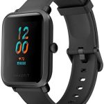 Amazfit Bip S Fitness Smartwatch, 40 Day Battery Life, 10 Sports Modes, Heart Rate, 1.28” Always-On Display, Water Resistant, Built-in GPS, Carbon Black