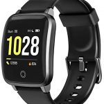 LETSCOM Smart Watch Fitness Trackers with Heart Rate Monitor Step Calorie Counter Sleep Monitor, IP68 Waterproof Smartwatch 1.3″ Color Screen, Activity Tracker Pedometer for Women and Men
