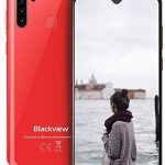 4G Mobile Phone, Blackview A80 PRO Smartphone SIM Free Android Phone with 4680mAh Big Battery, 4GB RAM+64GB ROM, Quad Rear Camera, 6.49 inches Waterdrop Full-Screen, Fingerprint, Face ID – Red