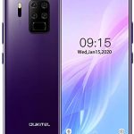 4G Mobile Phone OUKITEL C18 Pro, Quad Camera 16MP+8MP+5MP+2MP, 6.55’’ Full HD SIM Free Smartphone Unlocked, Helio P25 Octa Core 4GB+64GB, 4000mAh Fingerprint Face Unlock Android 9.0 DUAL SIM Purple