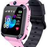 Vannico Kids Smart Watch, Waterproof IP68 Smartwatch Phone for Boys Girls with LBS Tracker SOS Voice Chat Camera Games Class Mode, Birthday Gifts… (Pink)