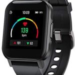 SoundPEATS Watch 1 Smart Sports Watch Health and Fitness Tracker with Heart Rate Monitor Sleep Quality Tracker IP68 Waterproof 1.4″ Color Touch Screen Call & Message Reminder 12 Sports Modes