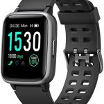 YAMAY Smart Watch,Fitness Trartwatch Wateckers Touch Screen Smarproof IP68 Fitness Watch with Heart Rate Monitor Pedometer Step Counter Sleep Monitor for Men Women for iPhone Android Phone