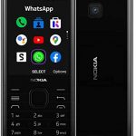 Nokia 8000 4G 2.8 Inch UK SIM Free Feature Phone with WhatsApp and Google Assistant (Single SIM) – Black