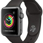 Apple Watch Series 3 (GPS, 38mm) – Space Grey Aluminum Case with Black Sport Band