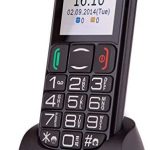 TTfone Mercury 2 Big Button Basic Senior Unlocked Sim Free Mobile Phone with Dock – Black