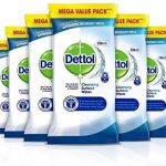 Dettol Wipes Antibacterial Bulk Surface Cleaning, Multipack of 6 x 126, Total 756 Wipes