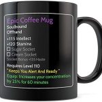 Tamengi MMO Mug Epic Mug Funny Gaming Mug – Epic Coffee Mug of Gaming Level 110 – Ceramic Black Coffee Mug 11oz