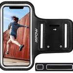 Mpow Running Armband for iPhone XS XR X 8 7 6s 6 SE 2, Galaxy S10/S9/S8/A41 Up To 6.1″, Comfortable Phone Armband Sweatproof Sports Armband with Key Holder & Extension Strap for Jogging, Gym, Hiking