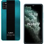 4G Mobile Phones SIM Free, CUBOT Note 7 Smartphone Unlocked, Android 10, Triple Cameras, Triple Card Slots, Face ID, UK Version-Green
