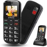 Artfone CS182 Big Button Mobile Phone for Elderly, Senior Unlocked Mobile Phone with Dock and 1400mAh Battery
