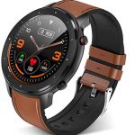 GerbGorb Smart Watch 1.3 inch Touch Screen Fitness Tracker With Heart Rate, SpO2 Monitor, Music Control, IP67 Waterproof Activity Tracker for Andriod iOS for Men Women