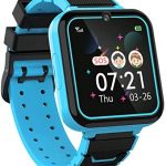 Kids Smartwatch for Boys Girls Phone – 1.54” HD Touch Screen Smartwatch with Two Way Call SOS Flashlight Games Music Player Camera Alarm Clock as Students Children Birthday Gift 4-12Y (BLUE)